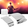 thumbnail image 5 of Pickup Bridge Cover Set Zinc Alloy Bass Protective for PB Electric GuitarSilver, 5 of 5