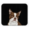 thumbnail image 2 of WIRESTER 8.66x7.08 in Rectangle Mouse Pad with Non-Slip Rubber Base for Computers, Laptop, Office & Home - Boston Terrier Red and White Dog, 2 of 5