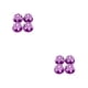 thumbnail image 1 of Tuercas hexagonales de aleación de aluminio Tholdsy 4 unids/pack Violeta 2piezas, 1 of 6