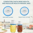 thumbnail image 2 of Mason Jar Vacuum Sealer Kit Vacuum Sealer Machine Kit ,Compatible with All Foodsaver Vacuum Sealers for Regular and Wide Mouth Mason Jar with Accessory Hose, 2 of 7