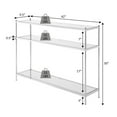 thumbnail image 5 of Convenience Concepts Royal Crest Console Table in Clear Glass With Chrome Frame, 5 of 6