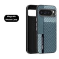 thumbnail image 5 of Carbon fiber pattern magnetic phone case for Google Pixel 9A 9 Pro XL MagSafe wireless charging anti-drop cover, 5 of 6