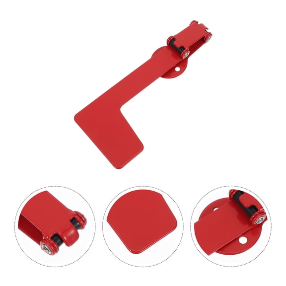 DEEPCRAFF Red Mailbox Flag Replacement, Heavy Duty Metal Outdoor Mailbox Wall and Post Mount Accessory