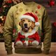thumbnail image 5 of Camiseta con estampado 3D de Navidad para hombre y mujer, traje simulado, Tops de manga larga, ropa de diseñador de moda para fiesta, ropa de gran tamaño para niños, nuevo, 5 of 5