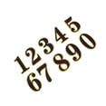 thumbnail image 3 of 20pcs 0-9 Acrylique Numéro Signe Plaque Moderne Numéro Maison Hôtel Adresse Chiffres Plaque Autocollant Signe, 3 of 7