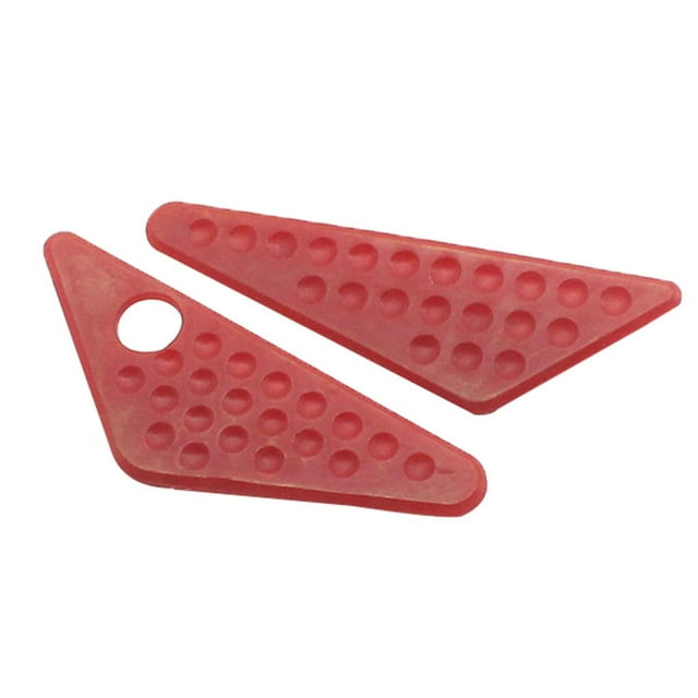 Colaxi Repose-Pieds de Moto Coussinets de Pédale de Rechange pour Accessoires de Réparation de Moto / Cb600/cb900, Rouge, 129x40mm