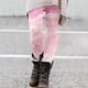 thumbnail image 3 of Gibobby Leggings térmicos mujer Leggings con estampado de moda para mujer Leggings elásticos pantalones casuales botas pantalones(Rosa,M), 3 of 5