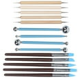 thumbnail image 1 of Pottery Tools,14Pcs Pottery Tools Indentation Pottery Pen Set Doublesided Drill Pen Built for Professionals, 1 of 9
