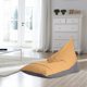 thumbnail image 3 of Comfy Bean Bed Bag Funda Organizador Cremallera Almacenamiento Silla Funda Lazy Sofá Cama Funda para Dormitorio Sala de estar Habitación de niños Niño amarillo Baoblaze funda de sofá, 3 of 8