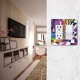 thumbnail image 5 of Yayeee Rocker Switch Wall Plate 1-Gang 4.6"x2.9" Home Decorative Outlet Cover, Purple Wavy Plaid, 5 of 6