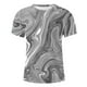 thumbnail image 4 of Camisas de Manga Larga para Hombres Blusa de Cuello Redondo de Impresión Cómoda, Camisa Casual de Poliéster para Uso Diario, de Fiesta Y de Primavera de Verano, 4 of 5
