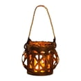 thumbnail image 1 of Elodie Chinese Mid Autumn Festival Lantern Rattan Lantern with Handle Traditional Table coffee, 1 of 8