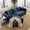Blue, variant on Anybox 92.5" Corduroy Sectional Sofa with Left-Facing Chaise, Modular Boneless Sofa Couch for Living Room, No Assembly, Brown