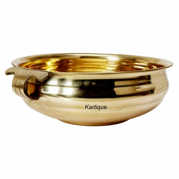 Brass Copper Solid Fancy Vessel Urli for Home Decor Flowers Floating Candles