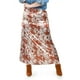 thumbnail image 2 of Falda satinada estampado vaca Roman Fashion /Tallas Extras, 7064 (Cafe) cafe 38, 2 of 7