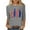 A-Gray, variant on Womens American Flag T Shirts 4th of July Patriotic 3/4 Sleeve Shirts Veteran Crewneck Shirt Stars Stripes Tops S-3XL
