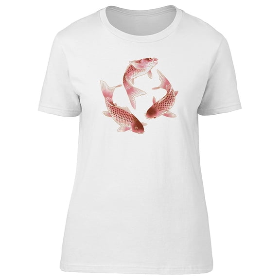 Punch Rose Japanese Carp Tee Women's -Image by Shutterstock