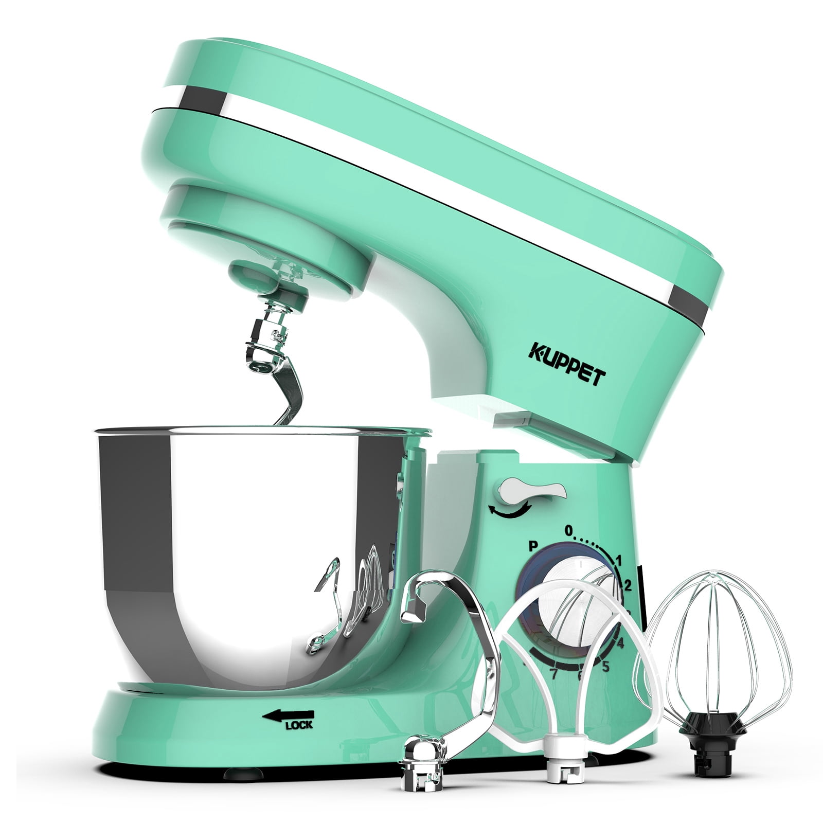 KUPPET Stand Mixer, 8Speed TiltHead Electric Food Stand Mixer with