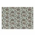 thumbnail image 1 of Floral Cutting Board, Earth Tones Blossom Chrysanthemums Cottage Foliage Ornamental Pattern, Decorative Tempered Glass Cutting and Serving Board, Small Size, Warm Taupe Umber Blush, by Ambesonne, 1 of 1