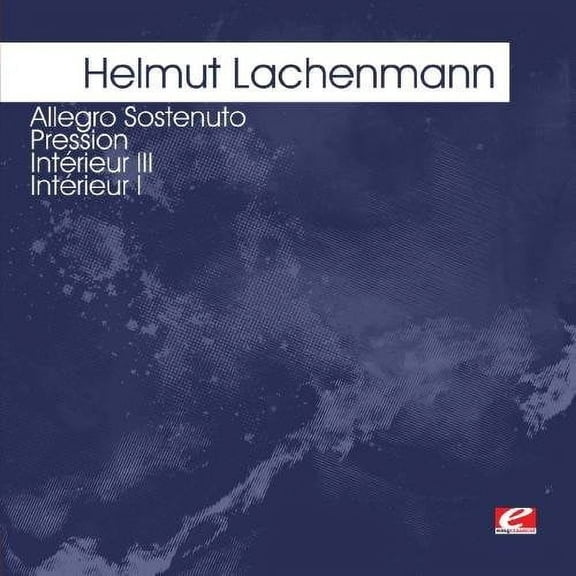 Helmut Lachenmann - Lachenmann: Allegro Sostenuto Pression - Music & Performance - CD