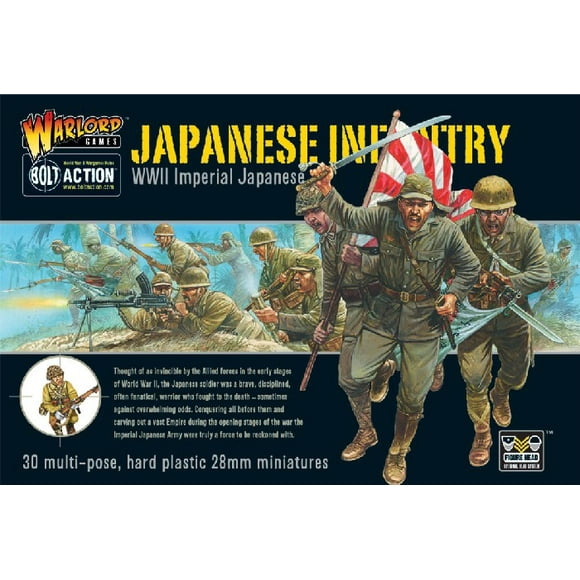 28mm Bolt Action: WWII Imperial Japanese Infantry (30) (Plastic)