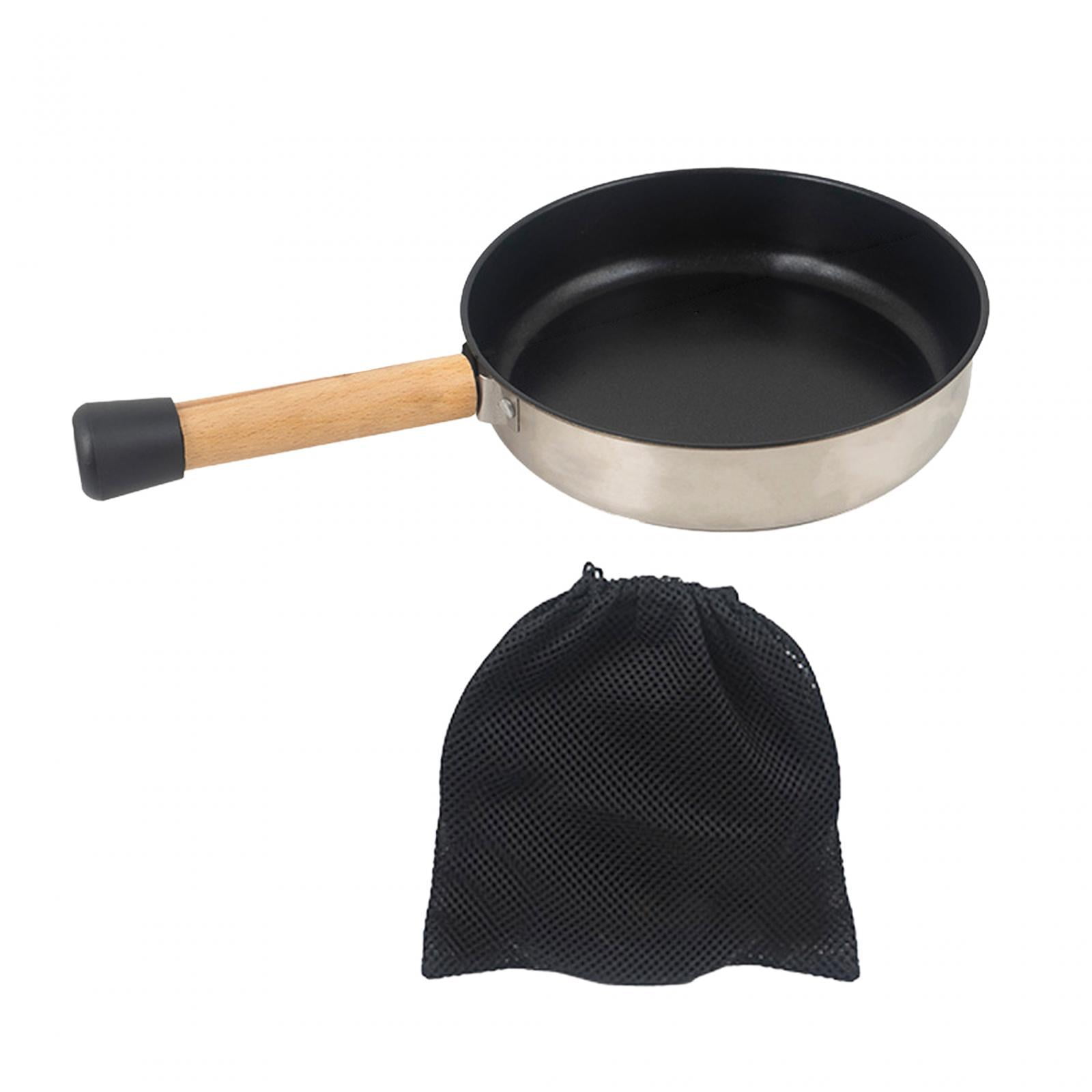 Camping Frying Pan Tableware with Removable Handle for Picnic Hiking Camping