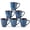 Starry Blue (17oz), variant on ALOFMO Ceramic Coffee Mugs Set of 6, 14oz Coffee Mug with Handle,Microwave & Dishwasher Safe,Lead-Free Cups for Home,Office,Gift ,Gradient Blue