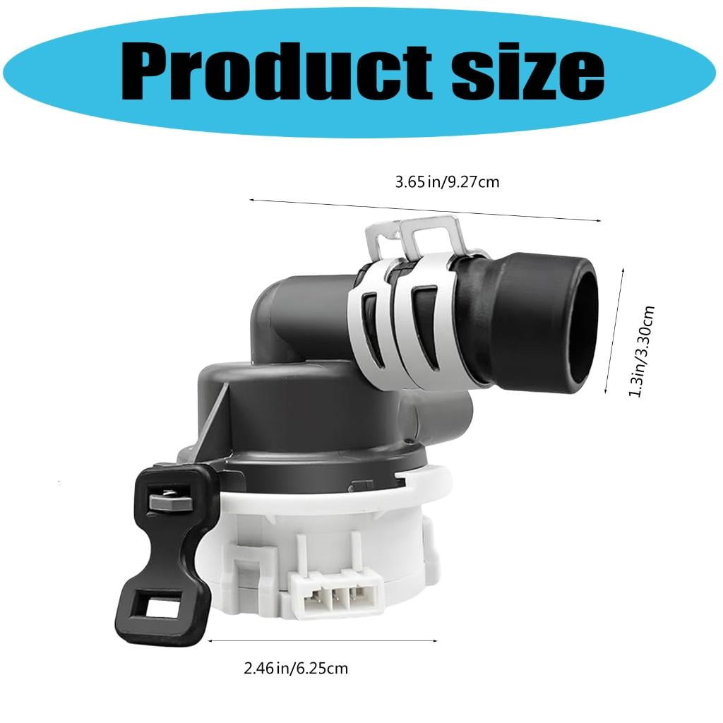 Dishwasher Drain Pump Corrosion Proof Plastic Construction Low Noise Operation