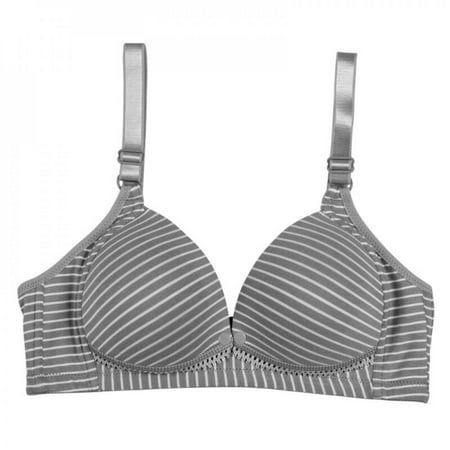 

Shop Clearance! Romantic Charming Bra Women Fashion Stripes Bra Push Up Seamless Cotton Lade Bras