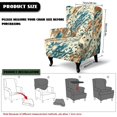 thumbnail image 7 of HUISEFOR Wingback Chair Covers, Stretch Wing Chair Slipcovers, Breathable & Comfortable, Full Protection, Wrinkle Resistant, for Living Room, Leopard Print, 7 of 7