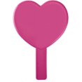 thumbnail image 4 of Espejo de mano para viajes en forma de corazón, espejo de mano cosmético con asa, 4 of 6