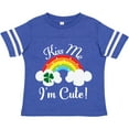 thumbnail image 3 of Inktastic St Patricks Kiss Me Im Cute Girls Toddler T-Shirt, 3 of 5