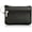 A_Black, variant on Black Small Leather Coin Purse Change Pouch for Women Men Kids with Zip Key Ring