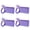 Purple, variant on Pack of 4Pcs Fashion Star Card Holder Keychain Lightweight Portable Stylish