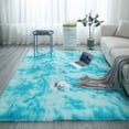 thumbnail image 1 of Fluffy Faux Fur Area Rug  120x160cm  Rubber Backing  Machine Washable Soft Furry Rugs for Living Room  Bedroom  Baby Nursery Decor  Durable Fuzzy Throw Carpet for Dorm Floor  Gray, 1 of 5