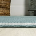 thumbnail image 6 of JONATHAN Y SANTA MONICA 8 x 10 Area Rug, Lucia Diamond Border - Aqua/Light Gray, SMB207D-8, 6 of 8