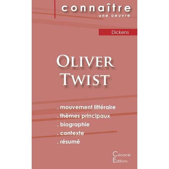 Fiche de lecture Oliver Twist de Charles Dickens (Analyse littéraire de référence et résumé complet) (Paperback)