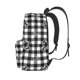 thumbnail image 3 of Disketp Black Tartan Plaid Mochila Escolar de Gran Capacidad y Peso Ligero, Mochila de Viaje Ideal para Escuela, Trabajo y Uso Diario, Cómoda y con Estilo, 3 of 8