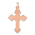 thumbnail image 4 of 14K Rose Gold Fleur de Lis Cross Pendant XR1226, 4 of 4