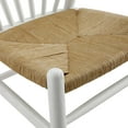 thumbnail image 2 of Modway Flourish Spindle Wood Dining Side Chair Set of 2 in White, 2 of 4