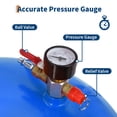 thumbnail image 2 of 8 Gallon Waste Oil Drain Tank Portable Air Operated Oil Drainer with Adjustable Funnel Height 28 to 62 Inches 15 Inch Funnel Fluid Fuel Transfer Drain Container with 360 Degree Wheels and Toolbox Blue, 2 of 7