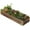 Burnt Wood, variant on Artificial Succulent Centerpiece, 15.75 Inch Faux Succulents Arrangement Plants in Rustic Burnt Wood Rectangular Planter Box