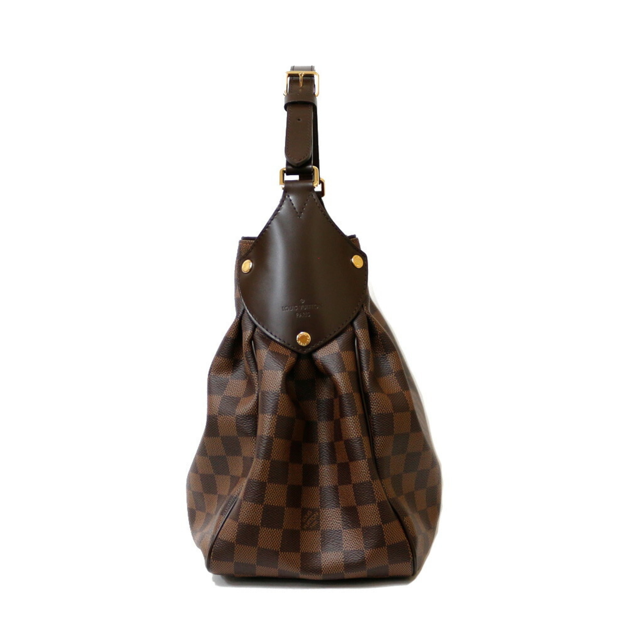 Louis Vuitton - Authenticated Excursion Handbag - Cloth Brown Plain for Women, Good Condition