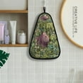 thumbnail image 4 of Hanging Hand Towels For Kitchen Bathroom Home Decor Lightweight Hippopotamus in A Wildflower, 4 of 6
