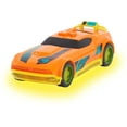 thumbnail image 6 of Hot Wheels Glow Riders 3-Pack Set, Red Teal and Yellow Toy Cars with Lights and Sounds, by Just Play, 6 of 7