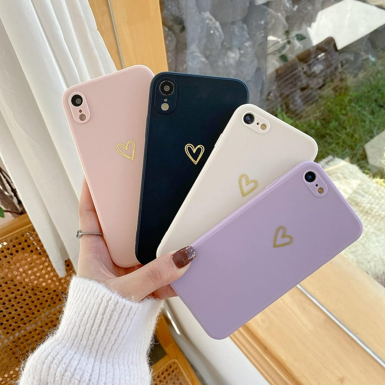 Compatible with iPhone 6/6s Case for Women Girls, Soft Flexible Durable  Silicone Protective Case Cute Heart Pattern Slim Thin TPU Shockproof Cover  for iPhone 6/6s 4.7-Blue - Walmart.com