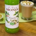 thumbnail image 3 of Monin Premium Pistachio Syrup, Authentic Roasted Nut & Light Toasted Flavor, 750 mL (25.4 oz) Glass Bottles, Professional Bulk Case of 12, 3 of 4