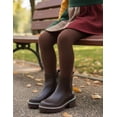 thumbnail image 3 of Botines Para Niña Bambino® Piel Suela Ancha Color Café caqui 21, 3 of 10