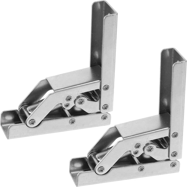 ColoMX Bisagras de gabinete ocultas, bisagras plegables ocultas, bisagras de puerta de gabinete gruesas, bisagras hidráulicas plegables ocultas, 2 uds.
