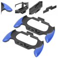 thumbnail image 3 of 2Pcs Gamepad Handlebar Gamepad Stand One-button Live Lock Anti-drop for Wireless Gamepad Game Controller  PSV2000 PSVITA blue,black, 3 of 7